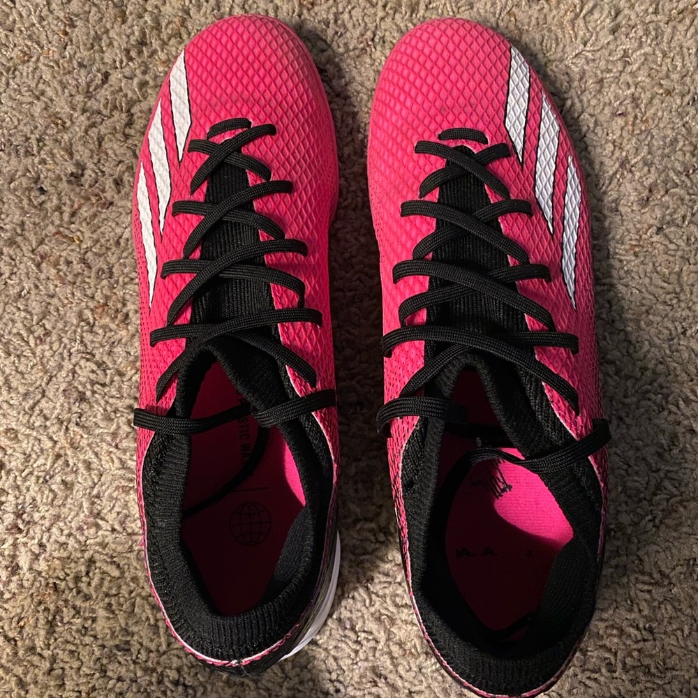 Adidas Men’s size 8.5 SpeedPortal.3 PINK Indoor Soccer Shoes